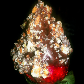 Somoa cookie chocolate covered strawberry