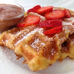 Croissants French Toast Waffles